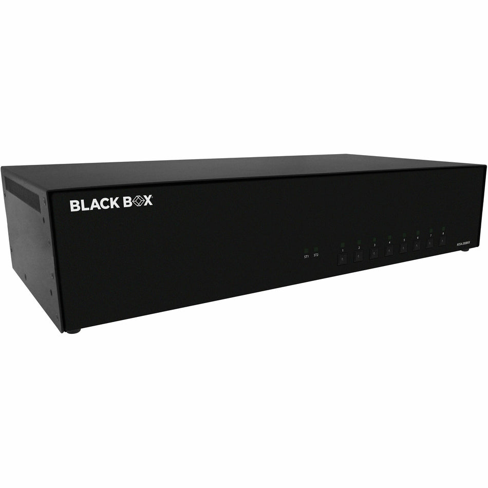 Black Box KVM Switch, NIAP 4.0 Certified - 8-Port, Dual-Monitor, DisplayPort, CAC - KVS4-2008VX