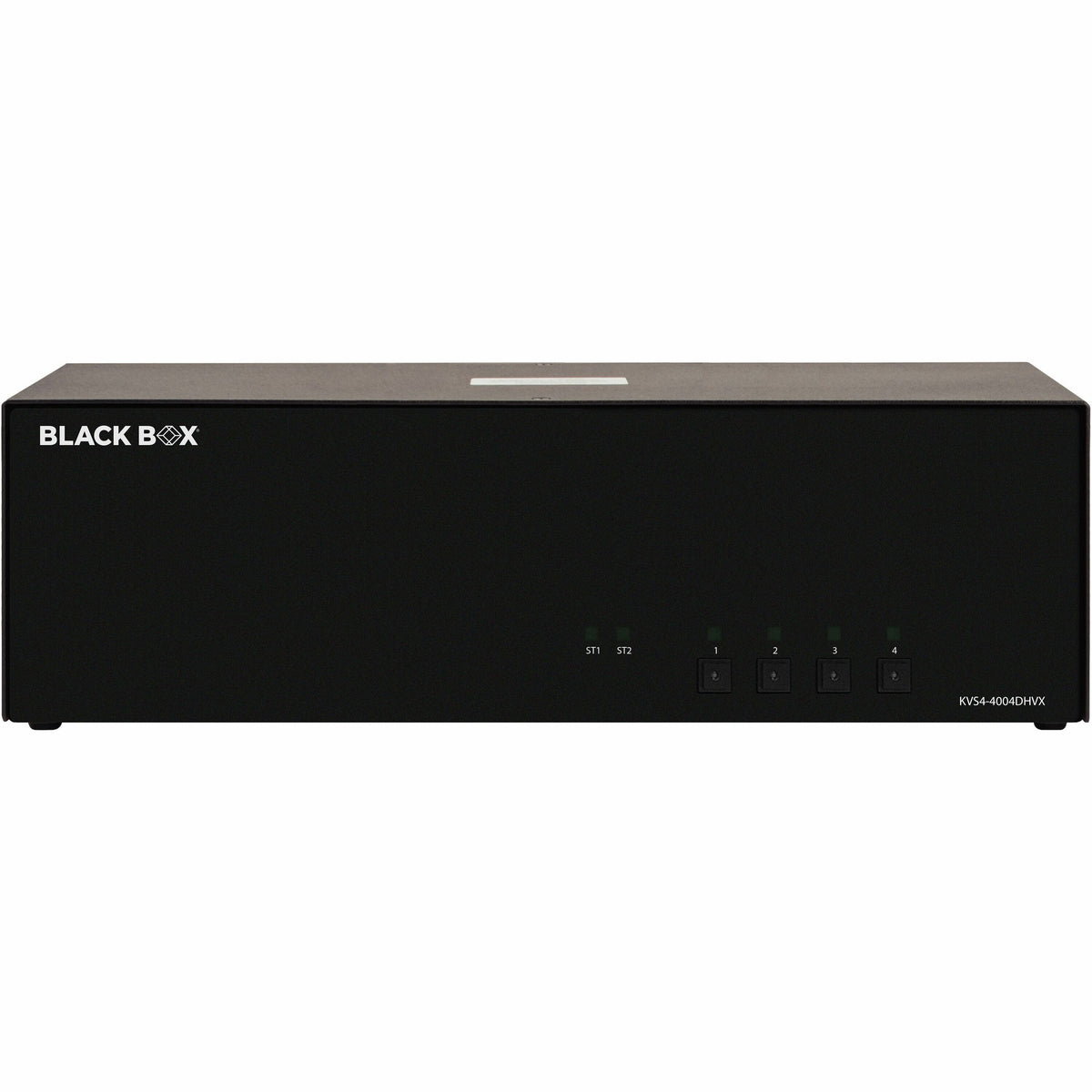 Black Box KVM Switch, NIAP 4.0 Certified - 4-Port, Quad-Monitor, DVI, HDMI, DisplayPort, CAC - KVS4-4004DHVX