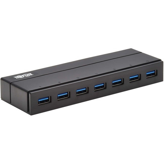 Tripp Lite by Eaton 7-Port USB-A Mini Hub - USB 3.x (5Gbps), International Plug Adapters - U360-007-INT