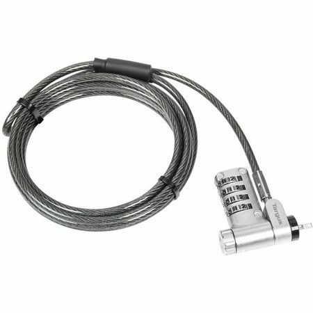Targus DEFCON Ultimate Universal Resettable Combination Lock, Retail - ASP96RGL