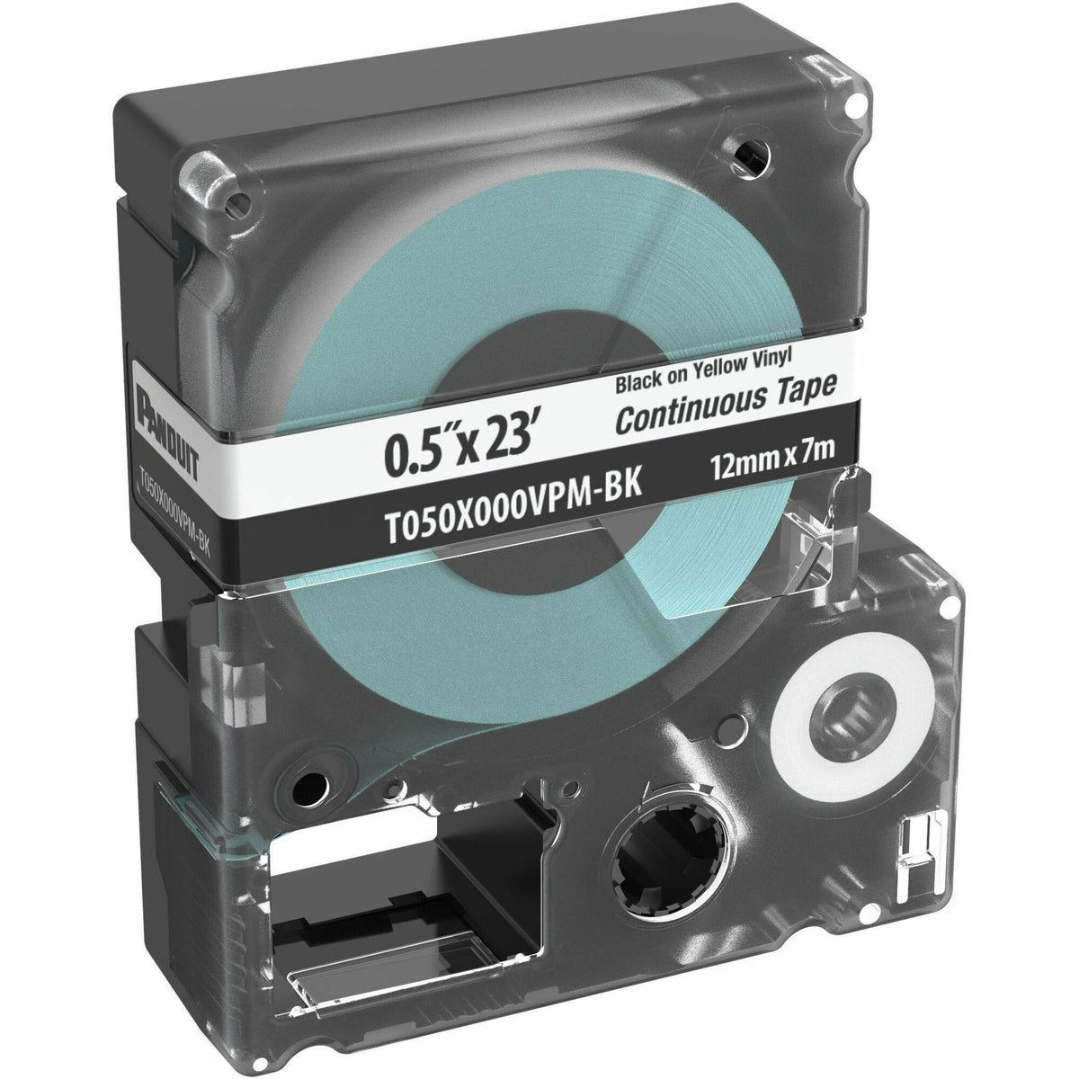 Panduit PXE Vinyl Continuous Tape Cassette - T050X000VPM-BK
