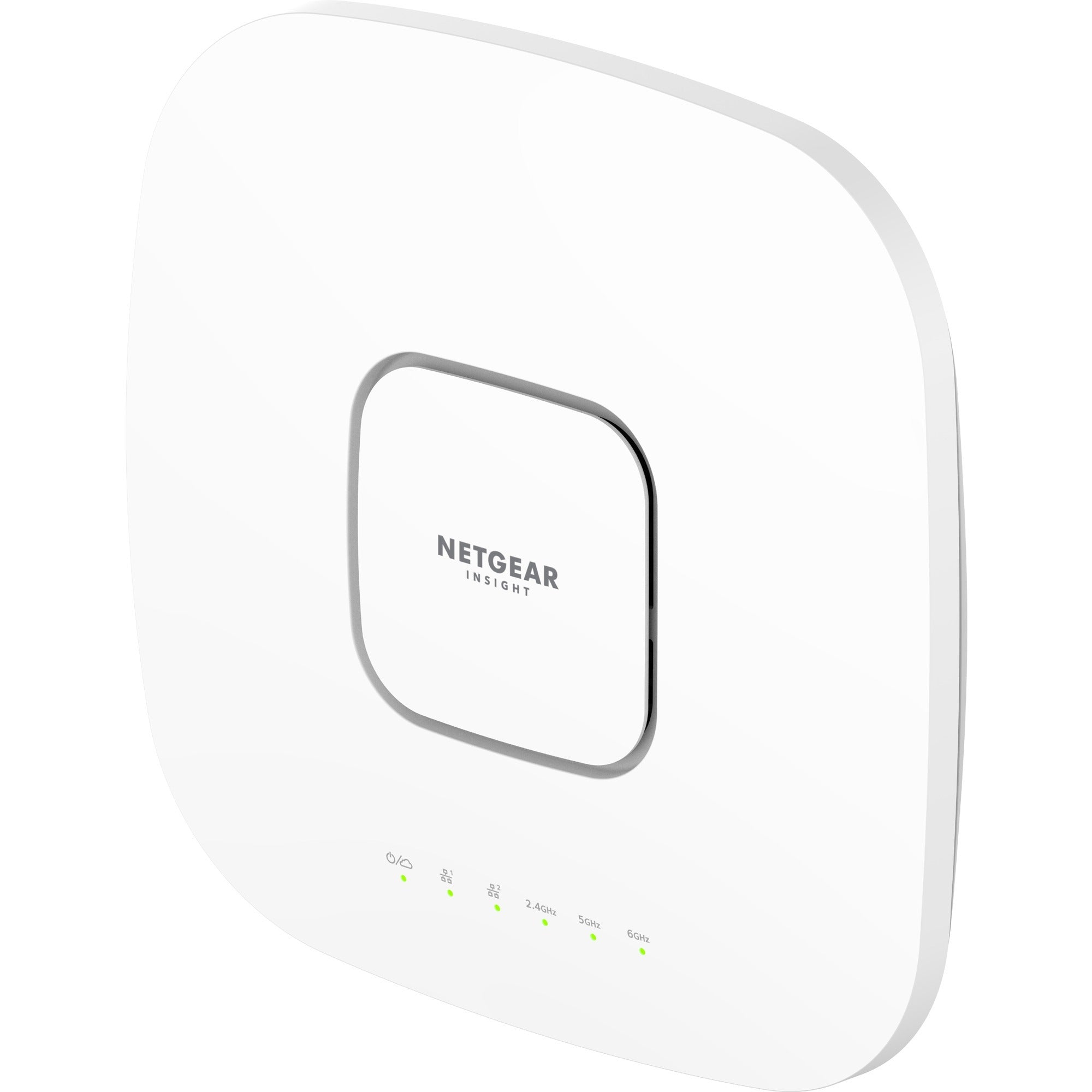 Netgear WAX630E Tri Band IEEE 802.11 a/b/g/n/ac/ax/i 7.80 Gbit/s Wireless Access Point - Indoor - WAX630EP-100NAS