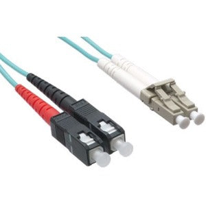 Axiom LC/SC Multimode Duplex OM4 50/125 Fiber Optic Cable 0.5m - TAA Compliant - AXG95680