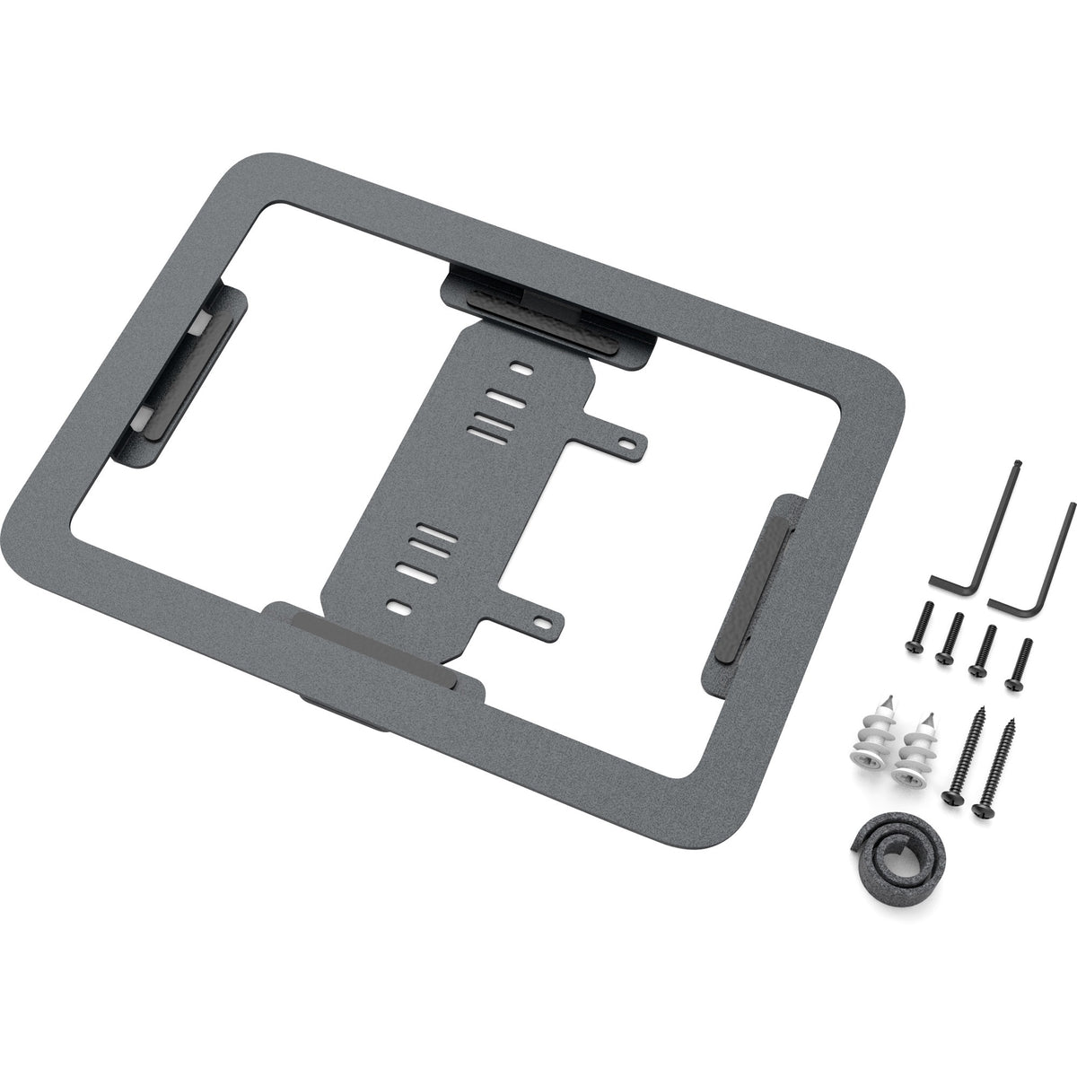 Heckler Design Wall Mount for iPad, Network Adapter, Gang Box - Black Gray - H650-BG