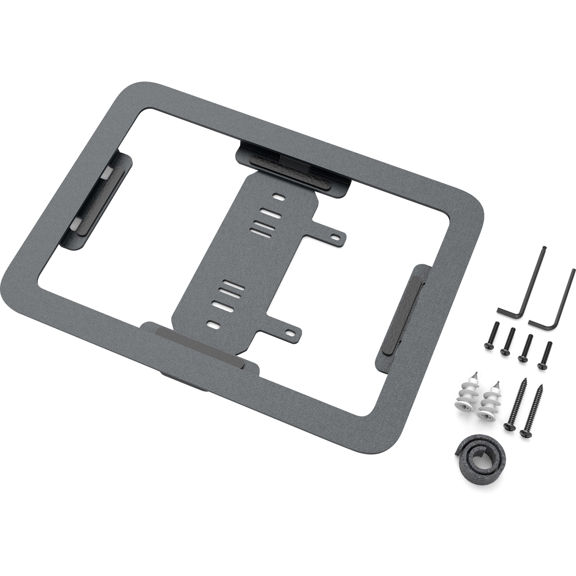 Heckler Design Wall Mount for iPad, Network Adapter, Gang Box - Black Gray - H650-BG