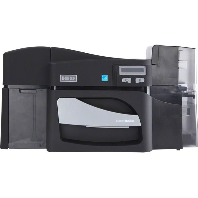 Fargo DTC4500E Single Sided Desktop Dye Sublimation/Thermal Transfer Printer - Monochrome - Card Print - Fast Ethernet - USB - 055418