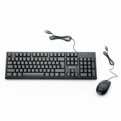 Verbatim Wired Keyboard and Mouse - 70734