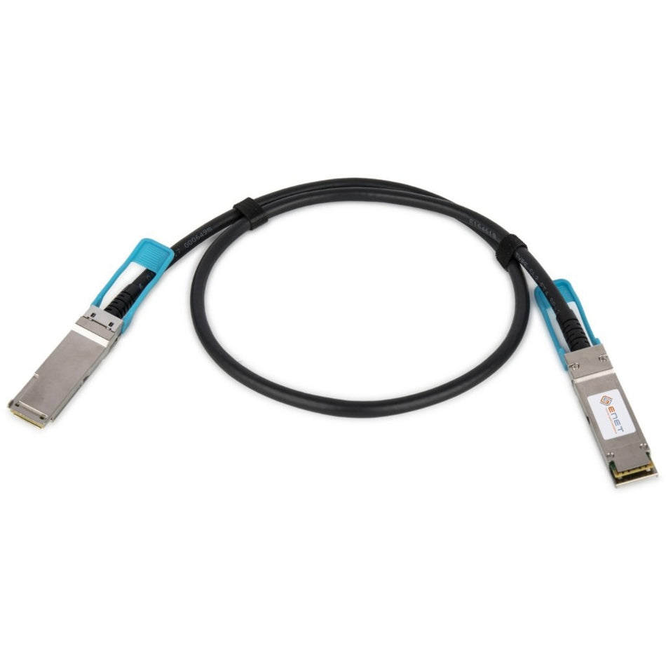 ENET 200GBASE-CU QSFP56 to QSFP56 Passive Copper Direct-Attach Cable Assembly 1.5m (4.92 ft) HP/Mellanox Compatible - P06149-B23-ENC
