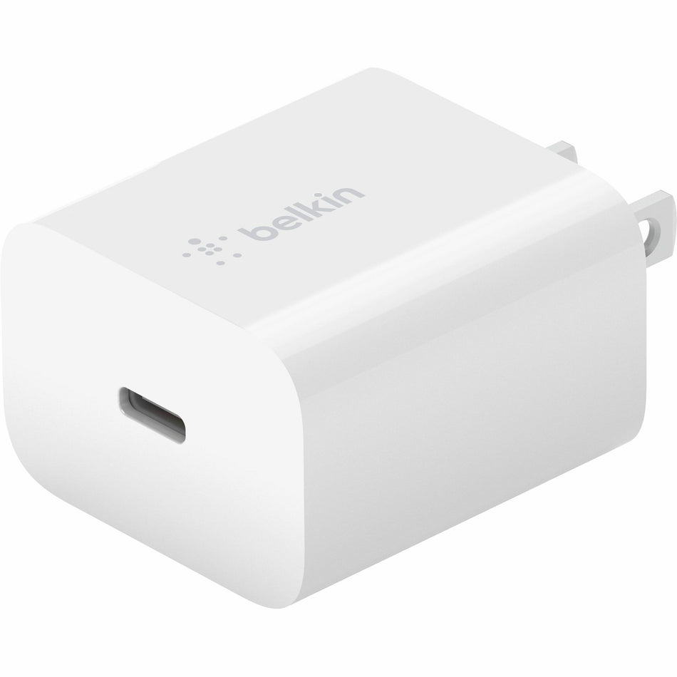 Belkin 20W Portable USB-C Wall Charger - 1xUSB-C - Fast Charging - Power Adapter - White (2 Pack) - BBC005-WH-2PK