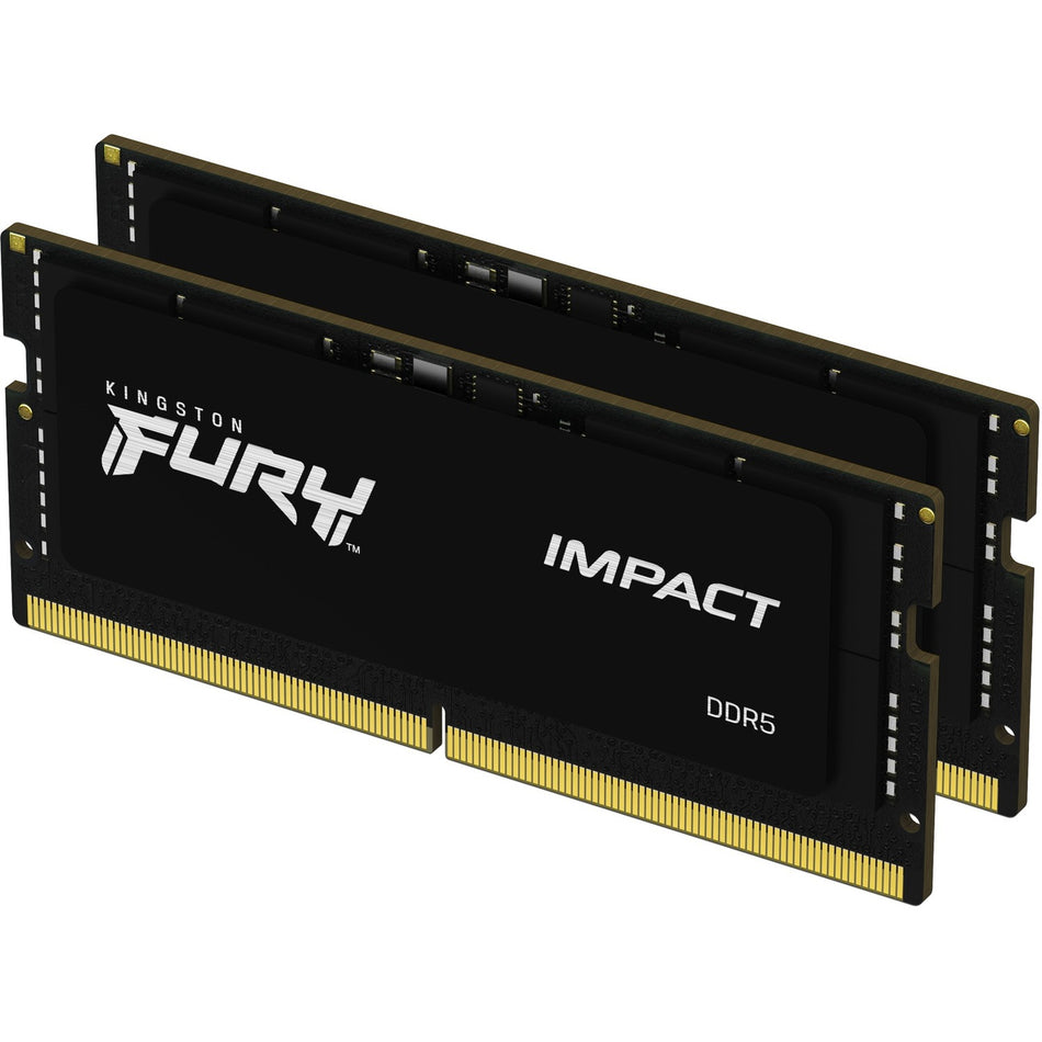 Kingston FURY Impact 16GB (2 x 8GB) DDR5 SDRAM Memory Kit - KF548S38IBK2-16
