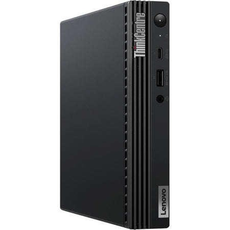 Lenovo ThinkCentre M80q Gen 3 11U1000RUS Desktop Computer - Intel Core i5 12th Gen i5-12500T Hexa-core (6 Core) 2 GHz - 8 GB RAM DDR5 SDRAM - 128 GB M.2 PCI Express SSD - Tiny - Raven Black - 11U1000RUS