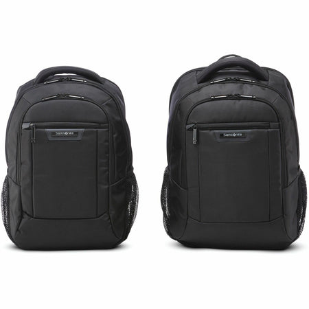 Samsonite Classic Business 2.0 Carrying Case (Backpack) for 13" to 15.6" Apple iPad Notebook, Tablet, Smartphone, Pen, Business Card, Accessories - Black - 141273-1041