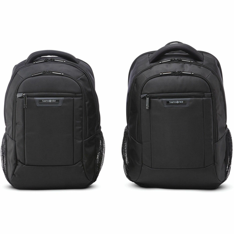 Samsonite Classic Business 2.0 Carrying Case (Backpack) for 13" to 15.6" Apple iPad Notebook, Tablet, Smartphone, Pen, Business Card, Accessories - Black - 141273-1041