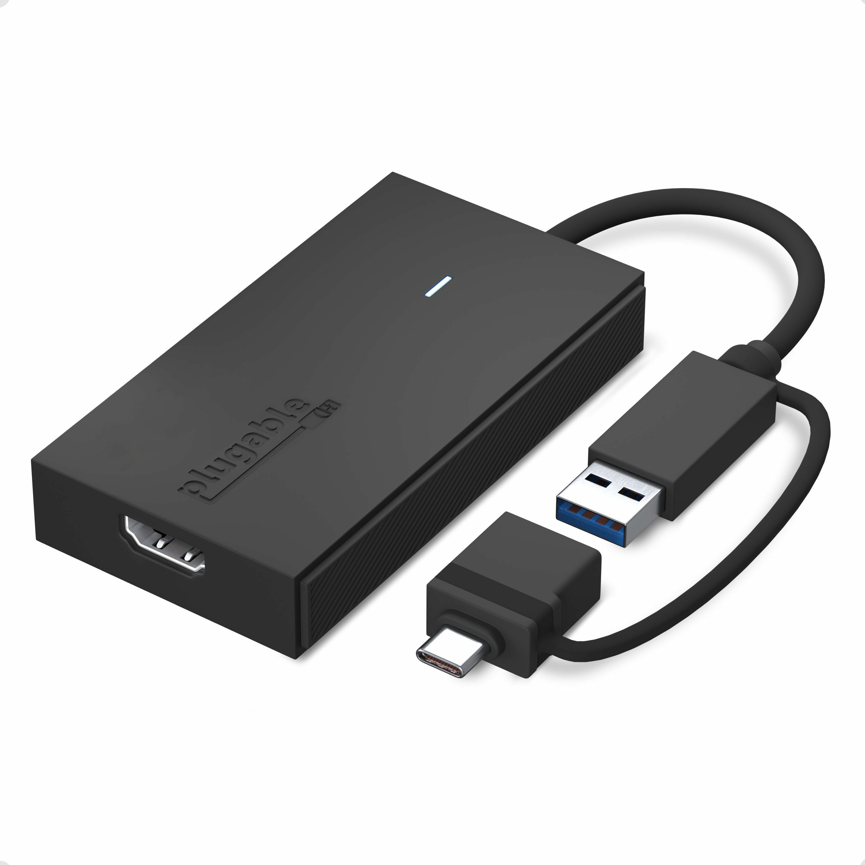 Plugable USB C to HDMI Adapter, Universal Video Graphics Adapter for USB 3.0 and USB-C Macs and Windows - UGA-HDMI-S