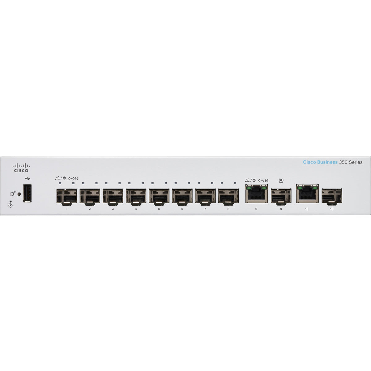 Cisco Business CBS350-8S-E-2G Ethernet Switch - CBS350-8S-E-2G-UK