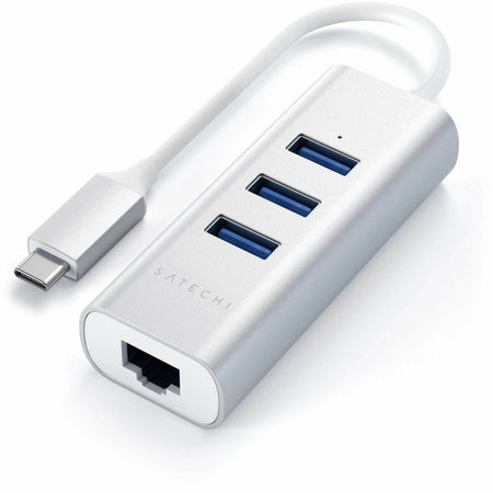 Satechi Type-C 2-in-1 USB Hub with Ethernet - ST-TC2N1USB31AS