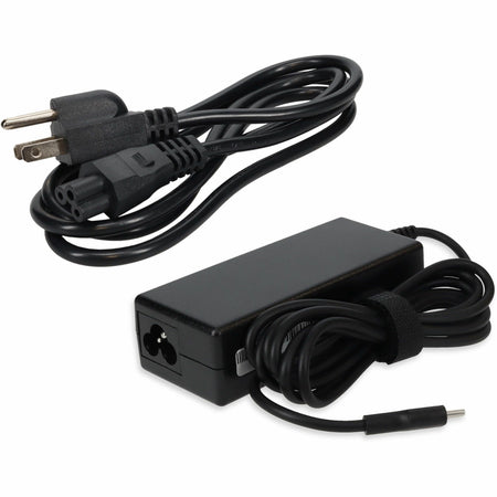 AddOn HP 1HE08AAABA Compatible 65W 20V at 3.25A USB-C Laptop Power Adapter and Cable - 1HE08AA#ABA-AA