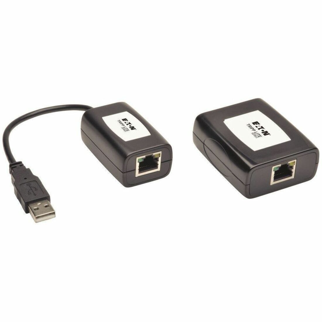 Eaton Tripp Lite Series 1-Port USB over Cat5/Cat6 Extender Kit - Plug and Play, International Plug Adapters, 164 ft. (50 m), TAA - B203-101-PNPINT