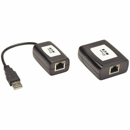 Eaton Tripp Lite Series 1-Port USB over Cat5/Cat6 Extender Kit - Plug and Play, International Plug Adapters, 164 ft. (50 m), TAA - B203-101-PNPINT