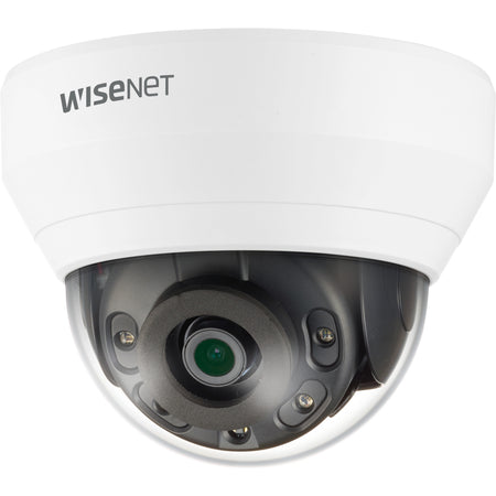 Wisenet QND-7012R 4 Megapixel Network Camera - Color - Dome - White - QND-7012R