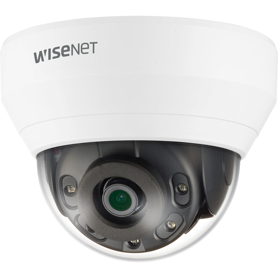 Wisenet QND-7012R 4 Megapixel Network Camera - Color - Dome - White - QND-7012R