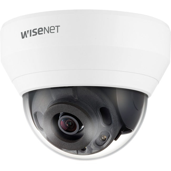 Wisenet QND-7022R 4 Megapixel Indoor Network Camera - Color - Dome - White - QND-7022R