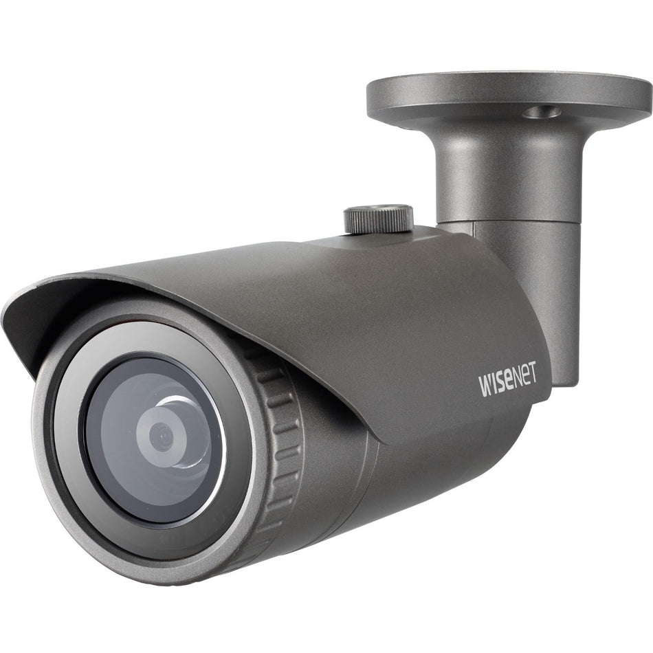 Wisenet QNO-7032R 4 Megapixel Outdoor Network Camera - Color - Bullet - Dark Gray - QNO-7032R