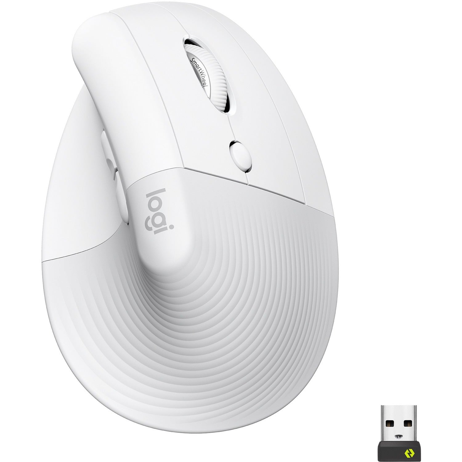 Logitech Lift Vertical Ergonomic Mouse (Off-white) - 910-006469