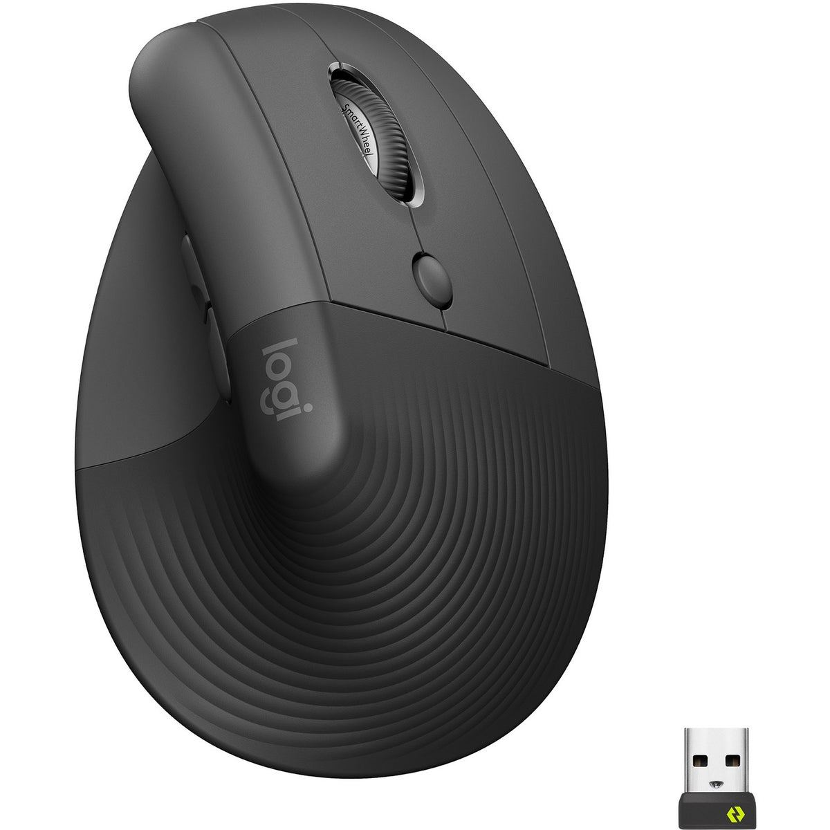 Logitech Lift Vertical Ergonomic Mouse (Graphite) - 910-006466