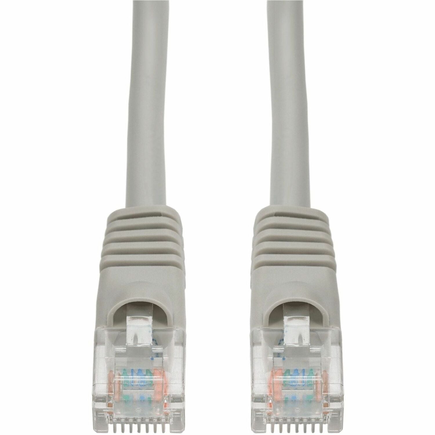 AddOn 7ft RJ-45 (Male) to RJ-45 (Male) Gray Snagless Cat6 Straight UTP PVC Copper Patch Cable with Customer Provided Labels - ADD-7FCAT6-GY-CLBL