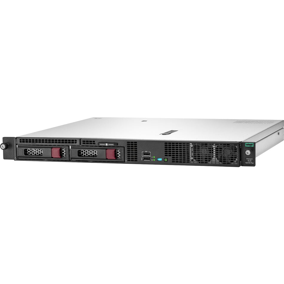 HPE ProLiant DL20 G10 Plus 1U Rack Server - 1 x Intel Xeon E-2314 2.80 GHz - 16 GB RAM - Serial ATA Controller - P44113-B21