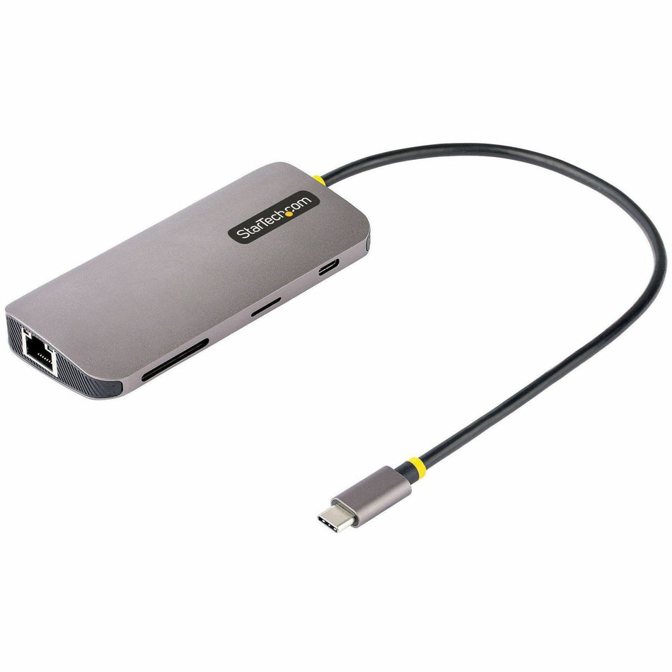 StarTech.com USB C Multiport Adapter, 4K 60Hz HDMI HDR10 Video, 3 Port 5Gbps USB-A Hub, 100W PD Pass-Through, GbE, SD/MicroSD, Mini Dock - 115B-USBC-MULTIPORT