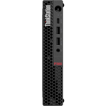 Lenovo ThinkStation P360 30FA0016US Workstation - 1 x Intel Core i7 12th Gen i7-12700T - 16 GB - 512 GB SSD - Tiny - Black - 30FA0016US