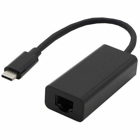Axiom USB-C Male to Gigabit Ethernet (RJ45) Female Adapter - Black - USBCMRJ45FK-AX
