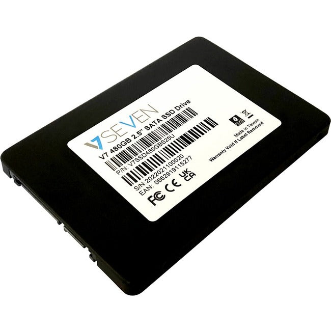 V7 V7SSD480GBS25U 480 GB Solid State Drive - 2.5" Internal - SATA (SATA/600) - TAA Compliant - V7SSD480GBS25U