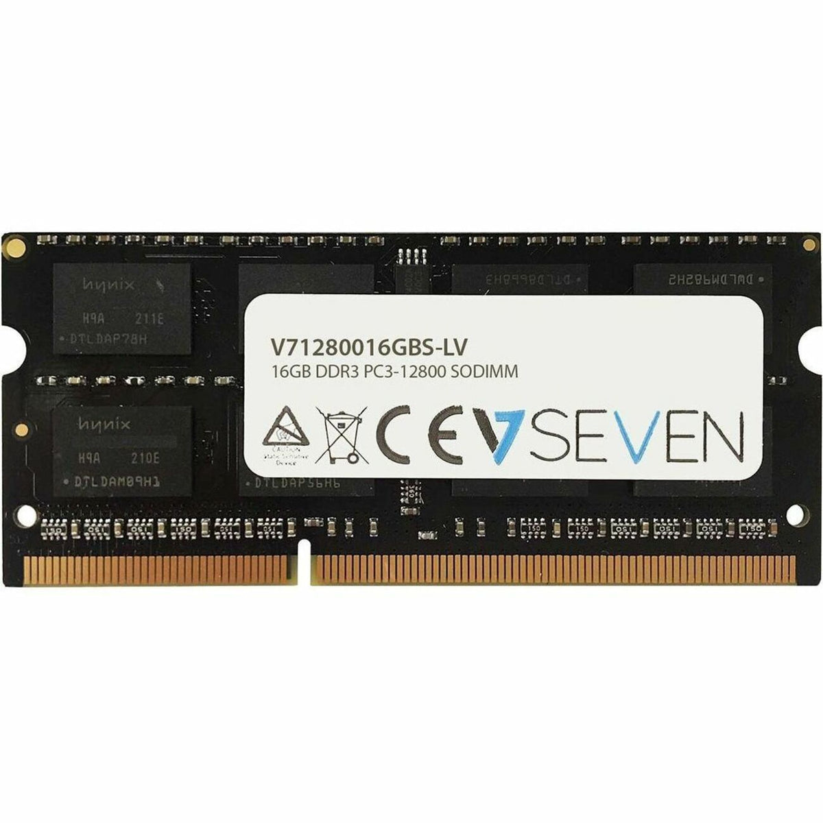 V7 16GB DDR3 SDRAM Memory Module - V71280016GBS-LV-U