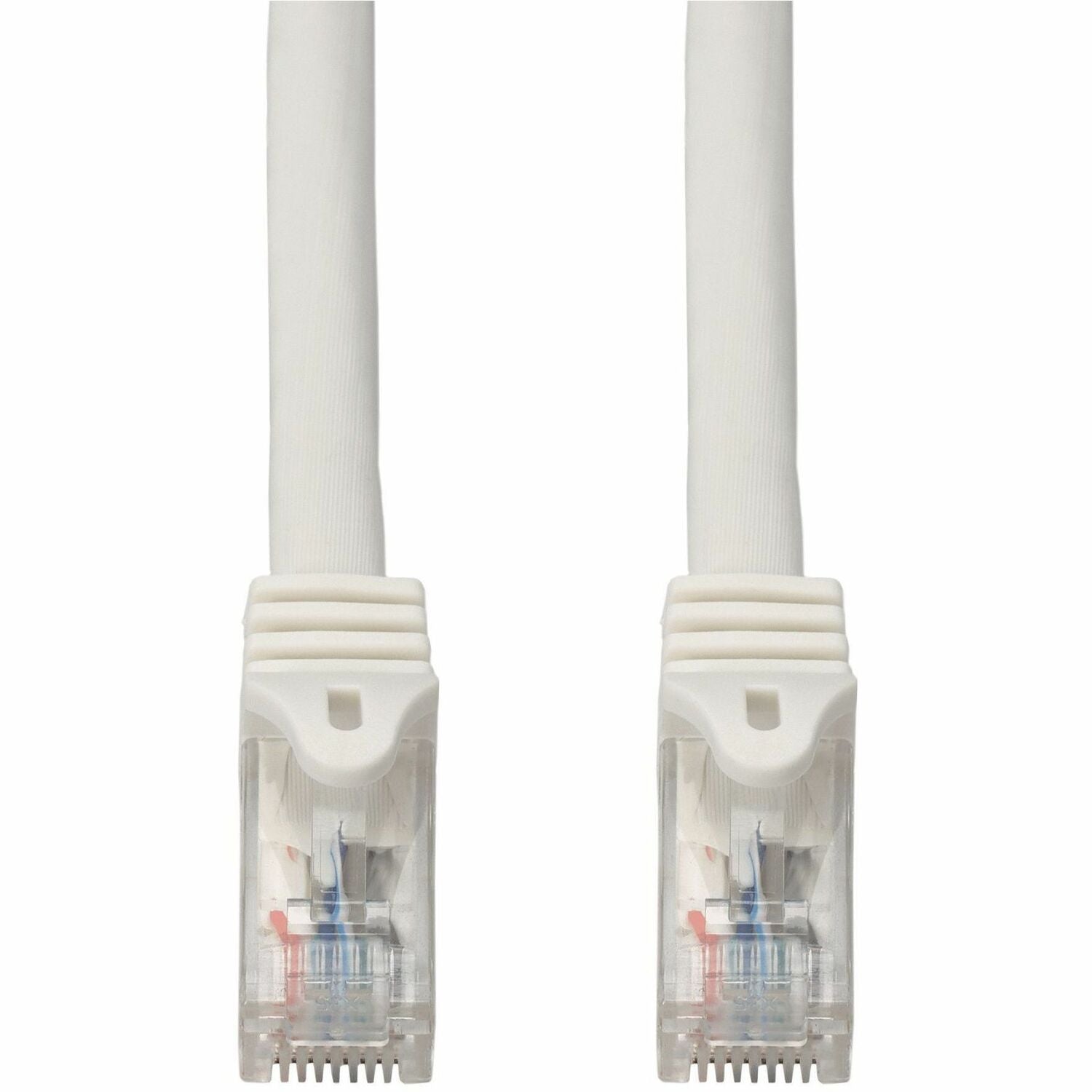 AddOn 50ft White CAT 6 PVC Ethernet Cable Snagless Easy Boot RJ-45 M/M - ADD-50FCAT6SN-WE