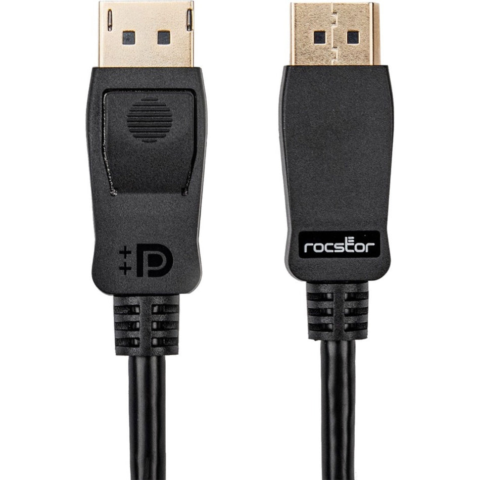 Rocstor Premium DisplayPort 1.2 Cable - 4k 60Hz - Y10C291-B1