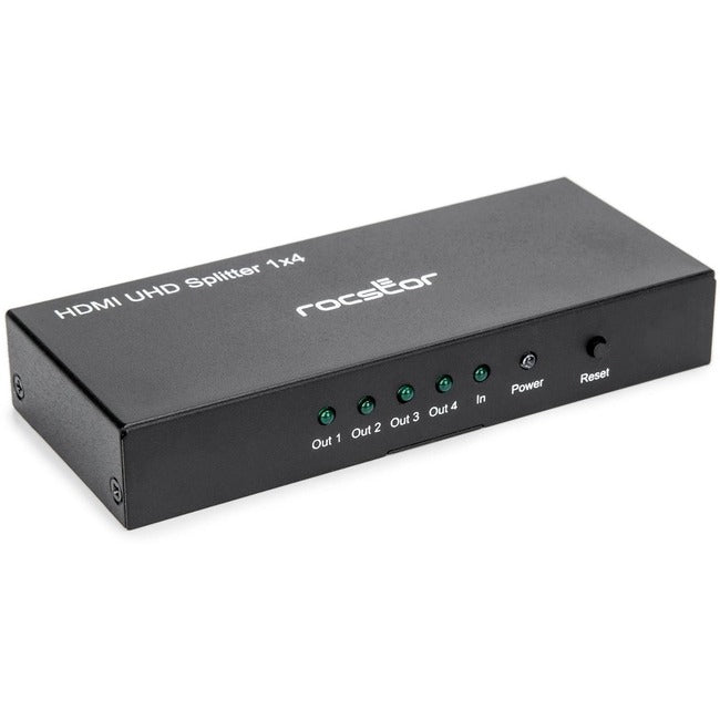 Rocstor Premium 4 Port HDMI Splitter - 4K / 60Hz - Y10C294-B1