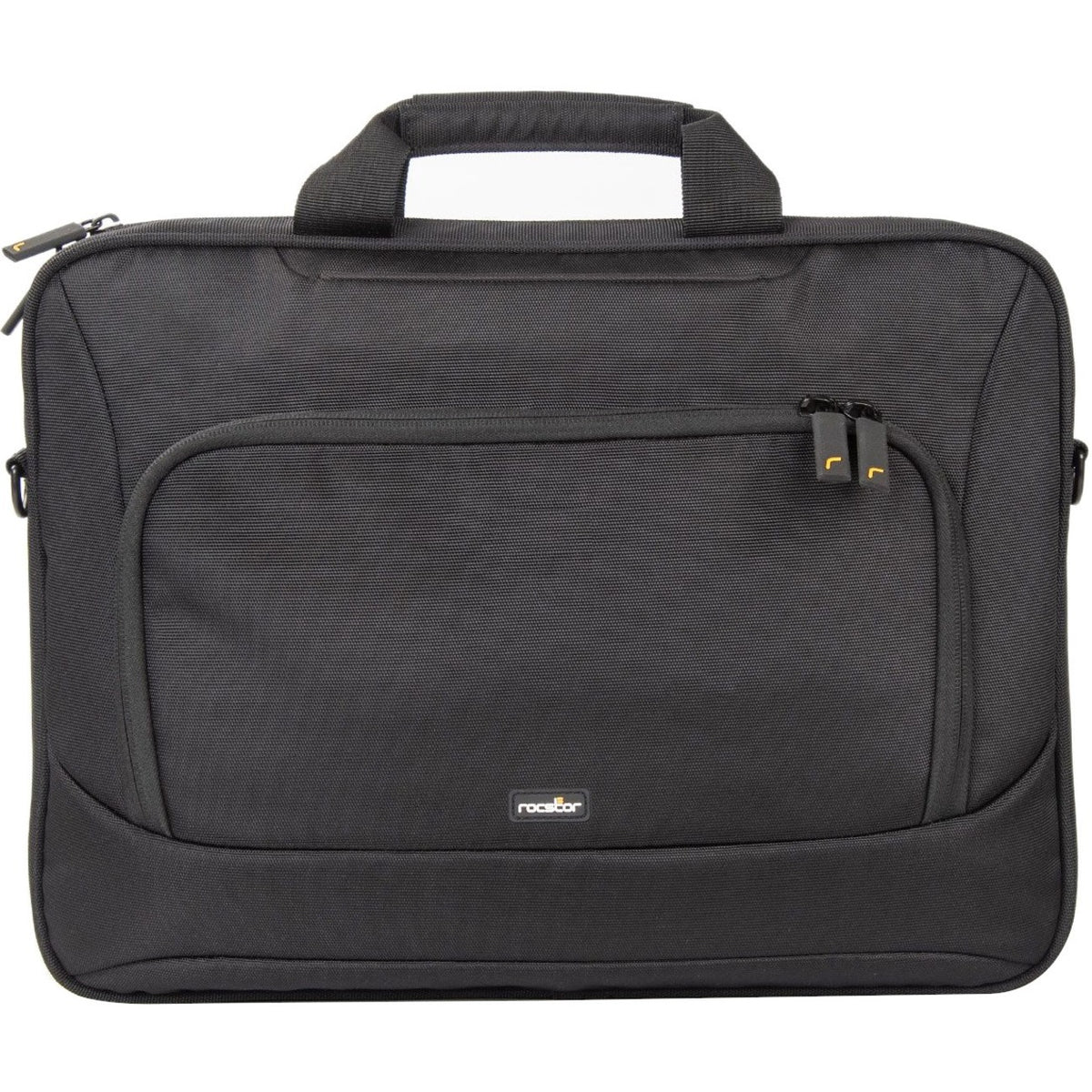 Rocstor Premium 13" & 14" Professional Toploading Universal Briefcase Laptop Case - Weather & Water Resistant - RFID Blocking Pocket - Lightweight - Exterior 1200D Polyester & Interior 210D Polyester Material- Fits 13in, 14in & 14.1 inch Laptop - For Dell&reg;, Apple&reg;, HP&reg;, Lenovo&reg; Laptops - Heavy-Duty Zipper/Pull - 14.6" Width x 10.63" Height x 1.97" Depth - Black - Y1CC001-B1