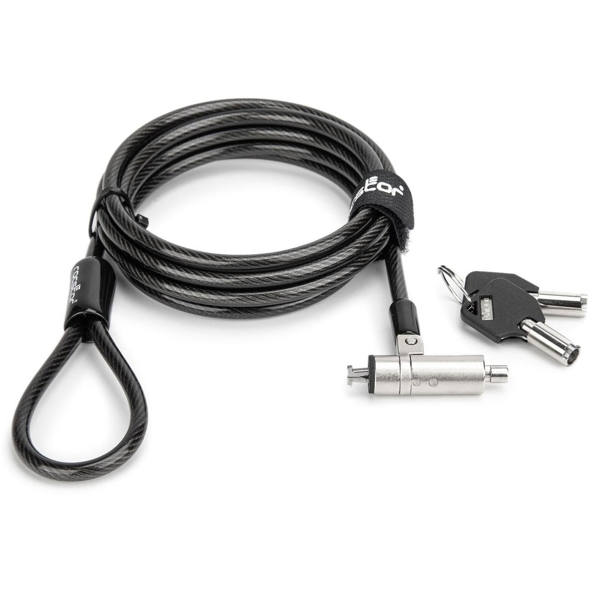 Rocstor N19 Security Cable Lock For Nano-Shaped Slots - (2) Keys - TAA - Y1RB008-B1