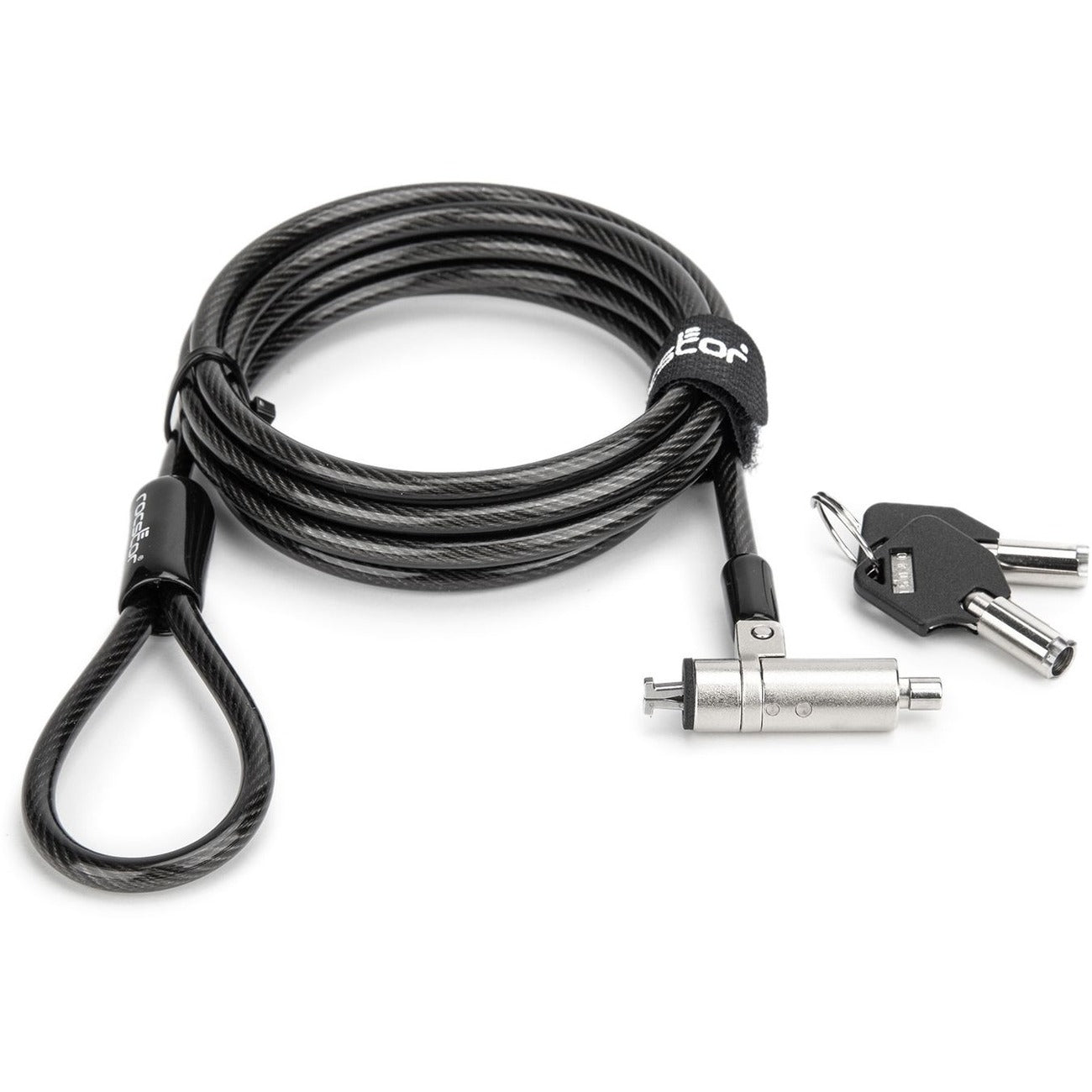 Rocstor N19 Security Cable Lock For Nano-Shaped Slots - (2) Keys - TAA - Y1RB008-B1