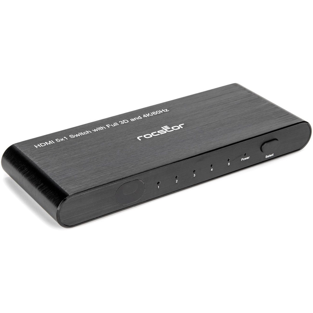 Rocstor 5 Port HDMI (2.0) Splitter 4K/60Hz Supports HDR & (EDID) - Y10A267-A1