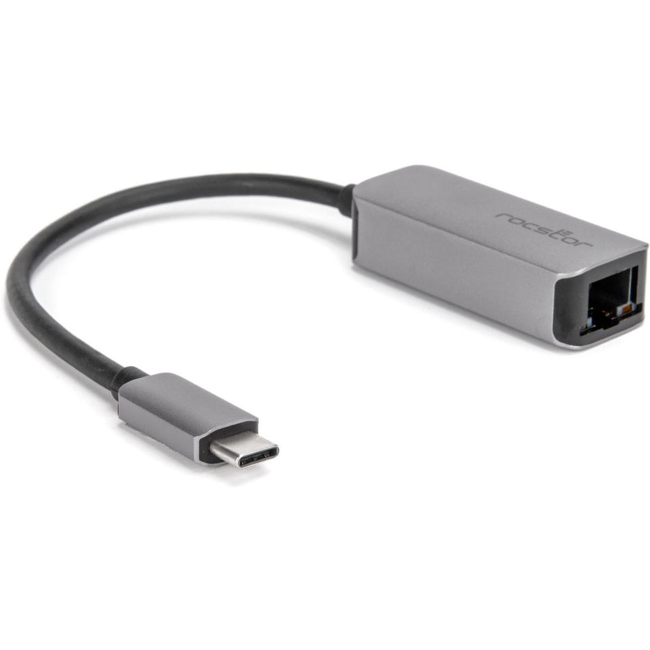 Rocstor USB-C to Gigabit Network Adapter Compatible with Mac & PC - Y10A269-A1