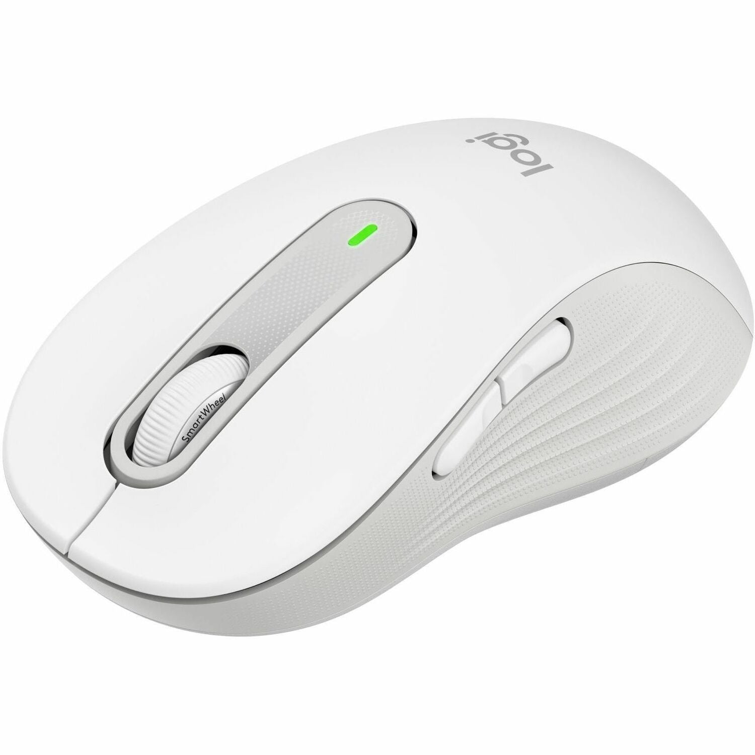 Logitech Signature M650 L Full Size Wireless Mouse - For Large Sized Hands, 2-Year Battery, Silent Clicks, Off-white - 910-006233
