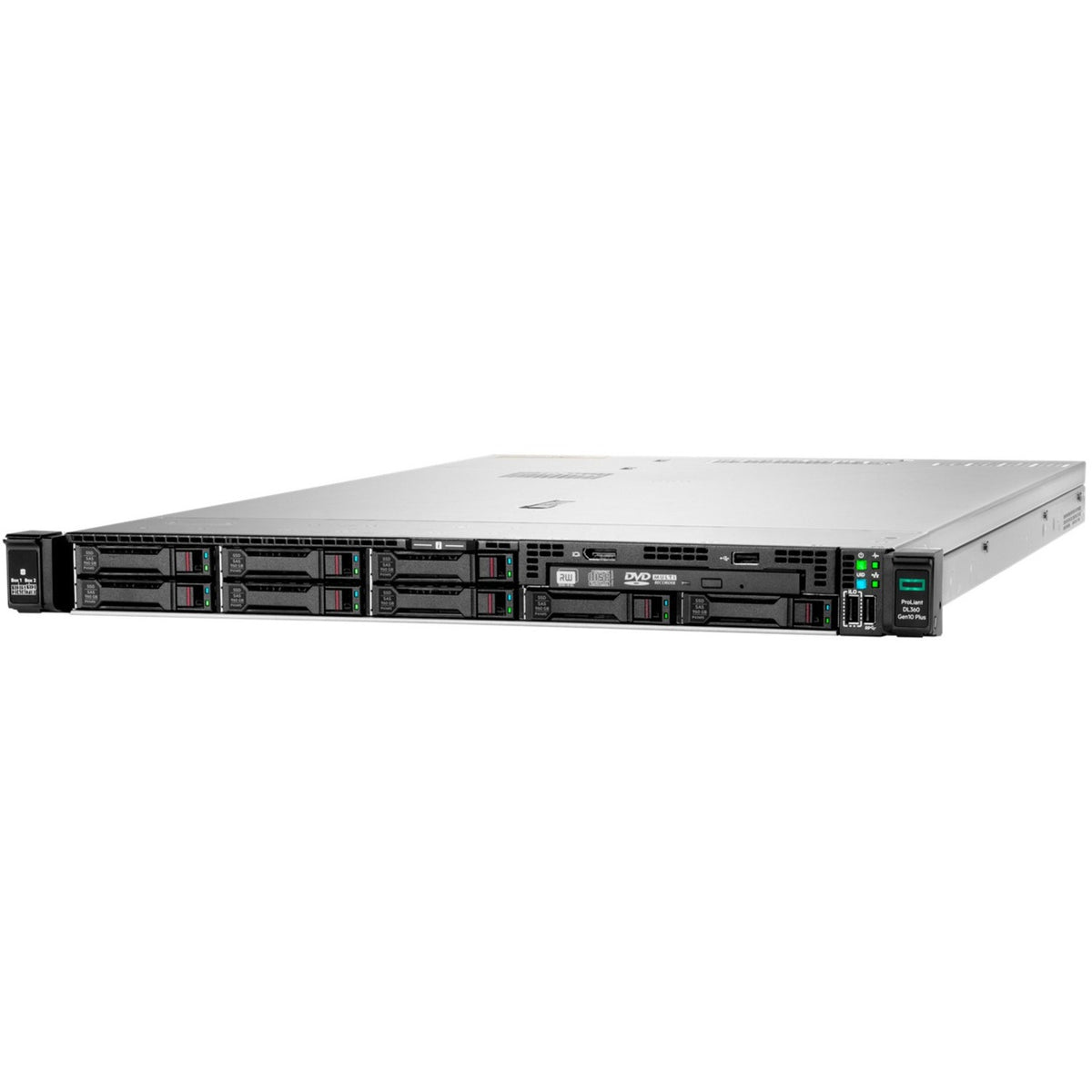 HPE ProLiant DL360 G10 Plus 1U Rack Server - 1 x Intel Xeon Silver 4314 2.40 GHz - 32 GB RAM - 12Gb/s SAS Controller - P55242-B21