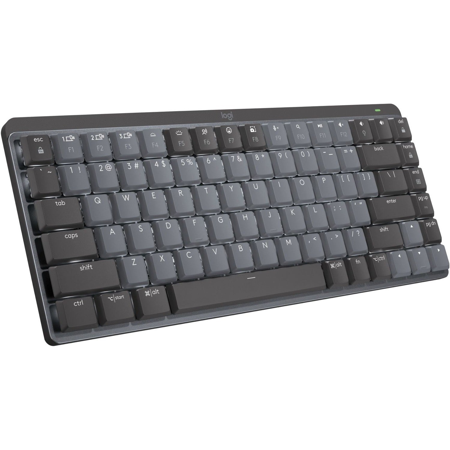 Logitech MX Mechanical Mini Minimalist Wireless Illuminated Keyboard (Clicky) (Graphite) - 920-010552