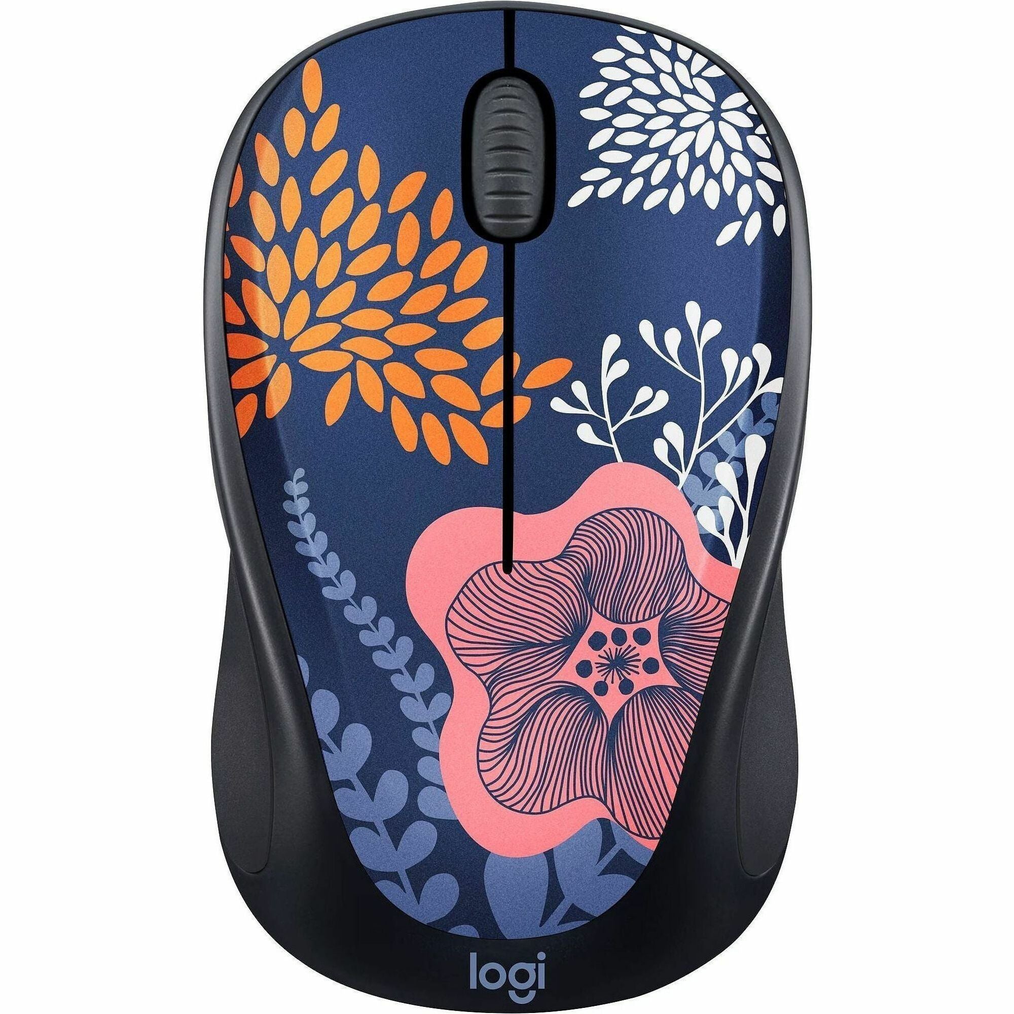 Logitech Design Collection Limited Edition Wireless Mouse with Colorful Designs - USB Unifying Receiver, 12 months AA Battery Life, Portable & Lightweight, Easy Plug & Play with Universal Compatibility - FOREST FLORAL - 910-006552