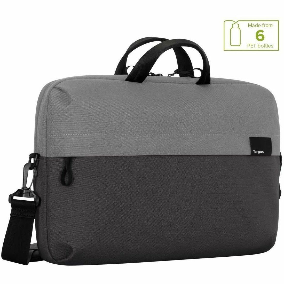 Targus Sagano EcoSmart TBS574GL Carrying Case (Slipcase) for 14" Notebook - Black/Gray - TBS574GL