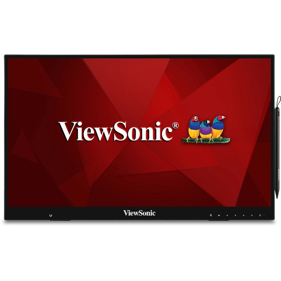 ViewSonic ID2456 24 Inch Touch Display Tablet with Active Stylus, Advanced Ergonomics and USB C for Digital Writing, Graphics Drawing, Remote Teaching, Distance Learning - ID2456